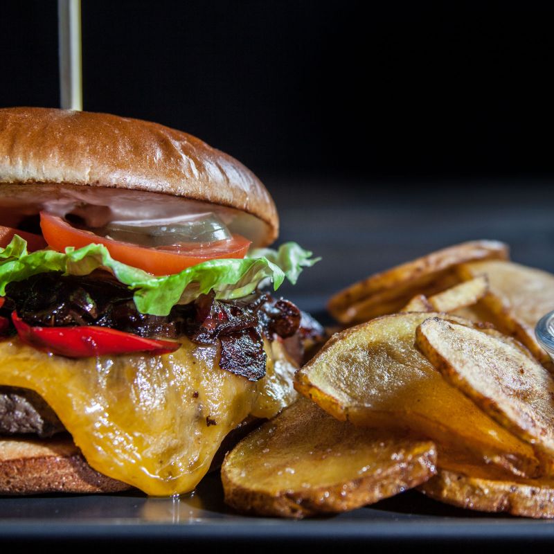 Picante Burger & domácí chips